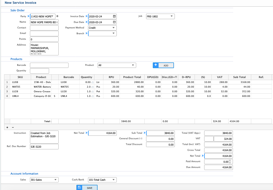 installation and setup of budget module